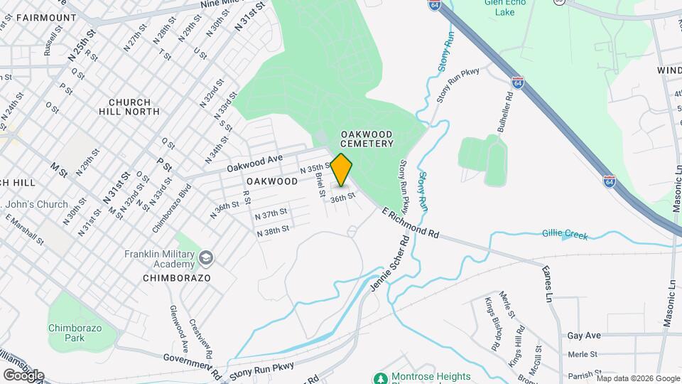3520 E Richmond Rd Map and Location Details
