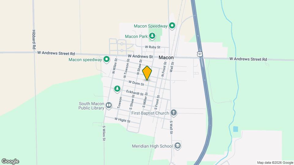 101 N Miller St Map and Location Details