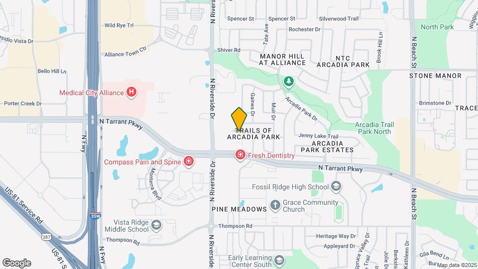 8629 Meredith Ln Map and Location Details