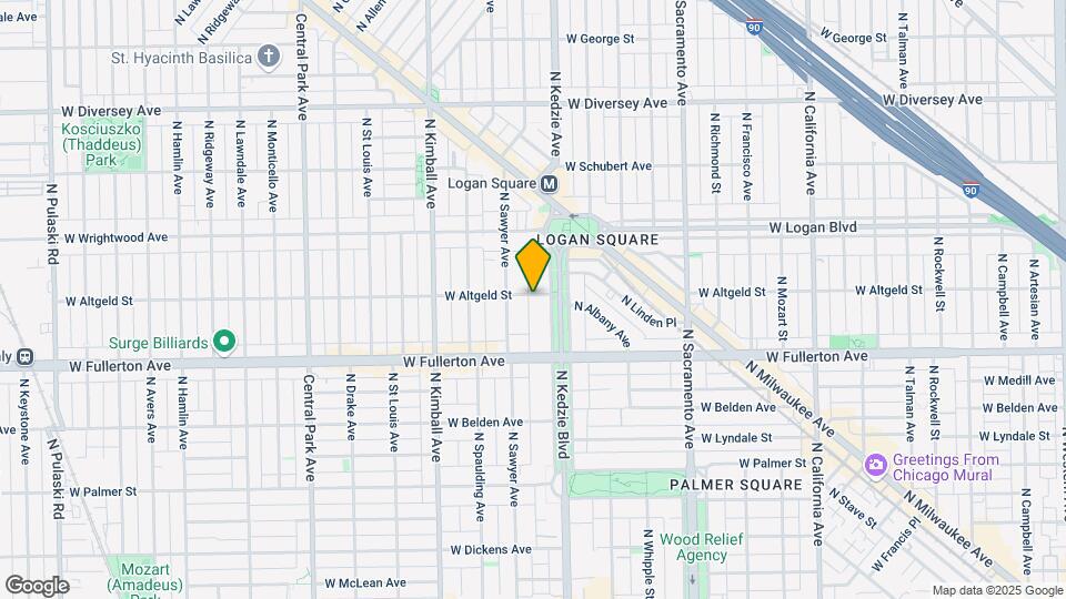 3216 W Altgeld St Map and Location Details