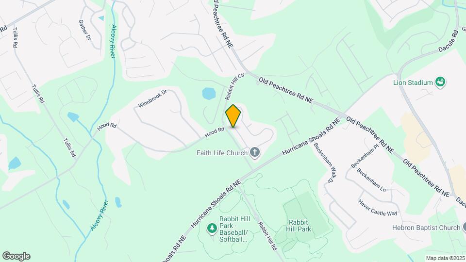 1996 Peach Shoals Cir Mapa y Detalles de la Ubicación