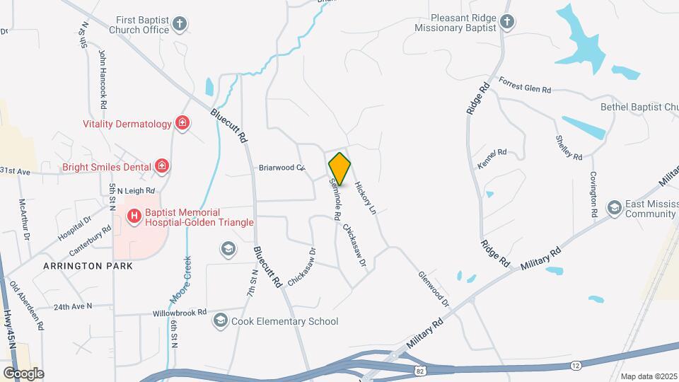 1812 Seminole Rd Mapa y Detalles de la Ubicación