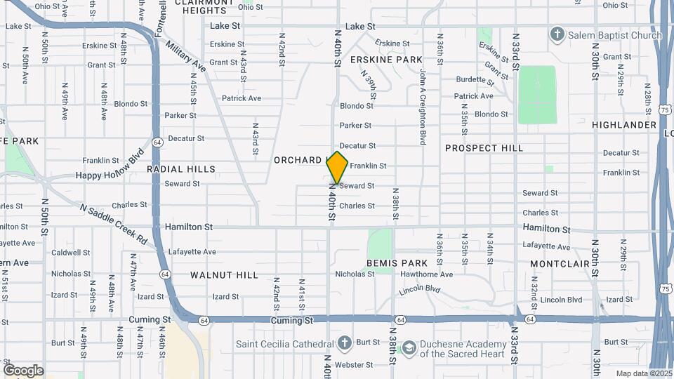 1517 N 40th St Map and Location Details