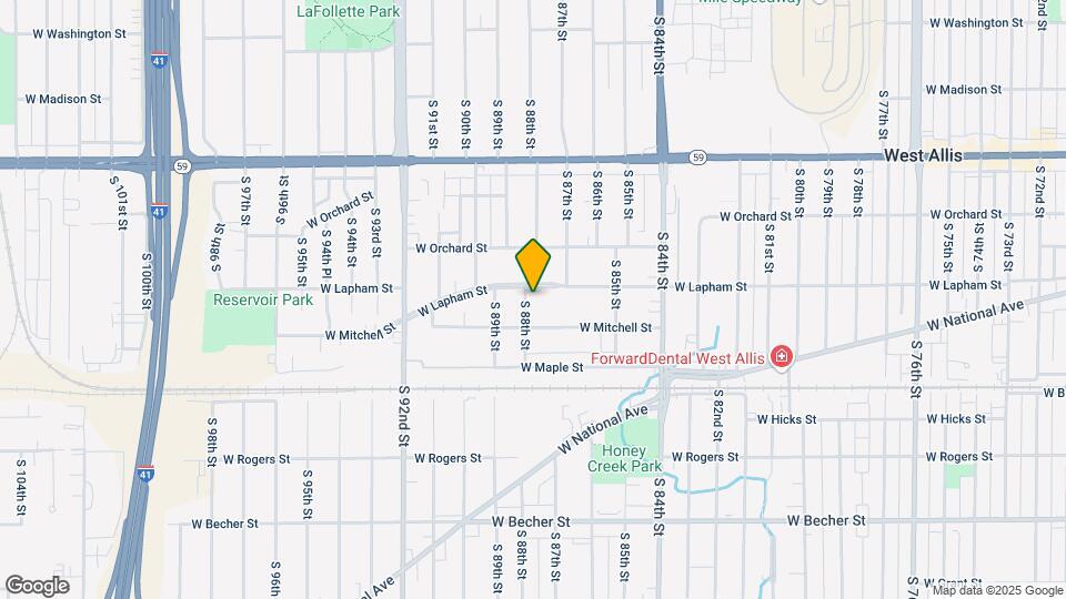 1606 S 88th St Mapa y Detalles de la Ubicación