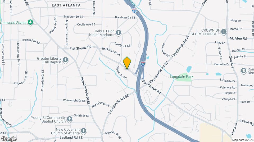 1895 Flat Shoals Rd SE Map and Location Details