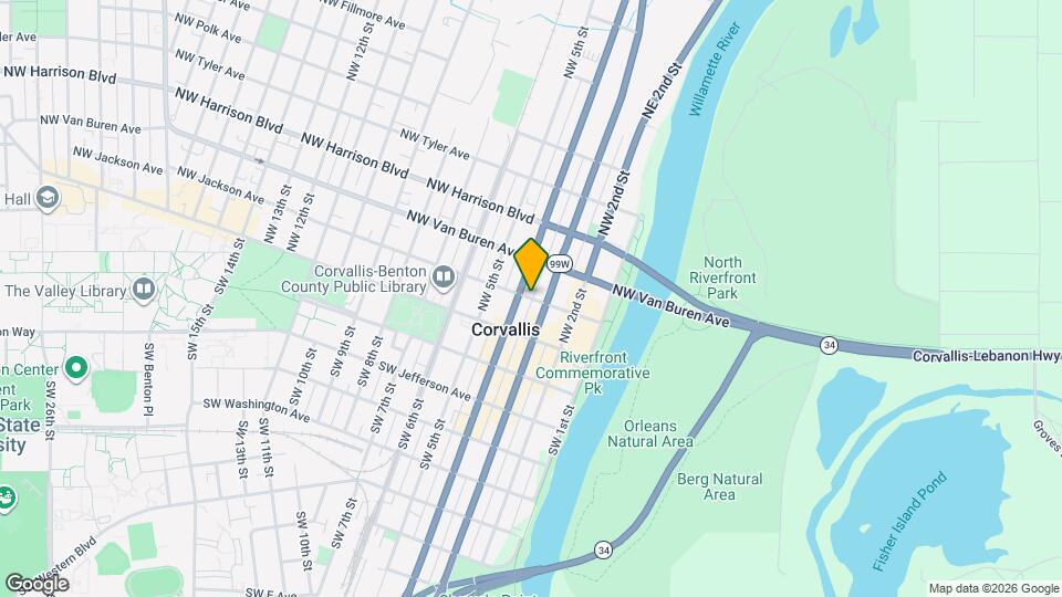 361 NW Jackson Ave Map and Location Details