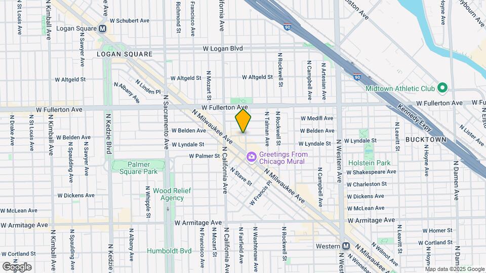 2715 W Belden Ave Map and Location Details