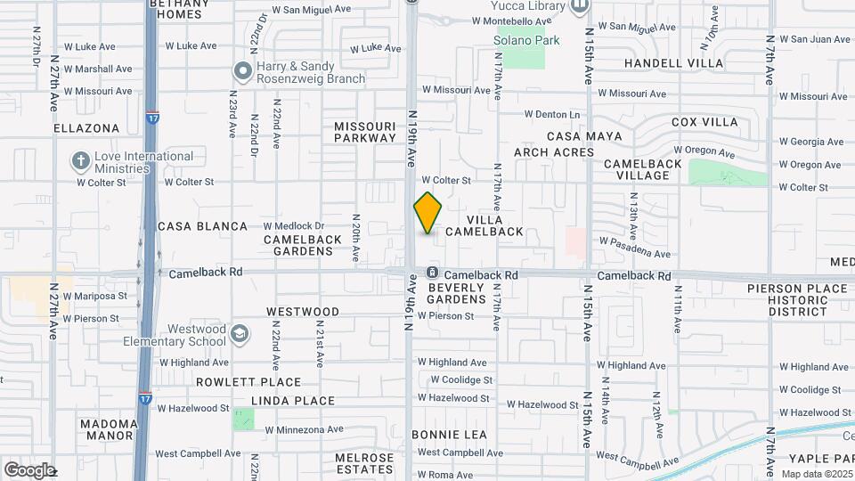 Mesquite Terrace Mapa y Detalles de la Ubicación