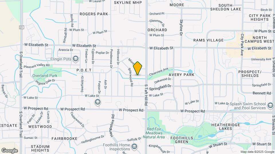 2117 Clearview Ave Map and Location Details