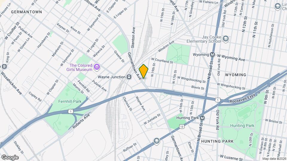 4409 Germantown Ave Map and Location Details