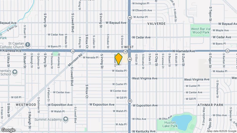 3138 W Dakota Ave Map and Location Details