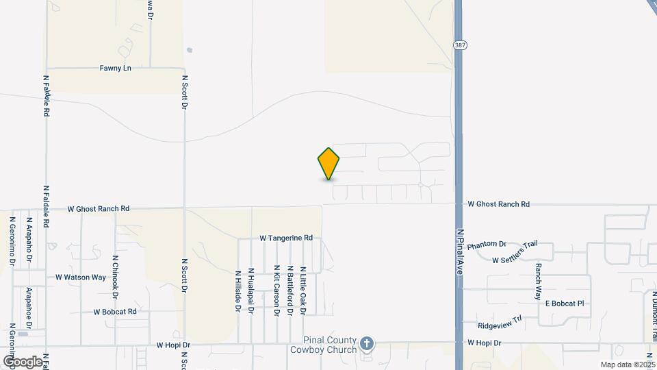 4027 N Ghost Holw Wy Map and Location Details