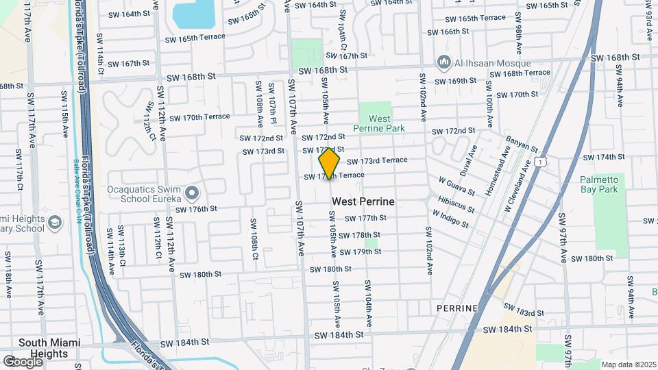 17472 SW 105th Ave Map and Location Details