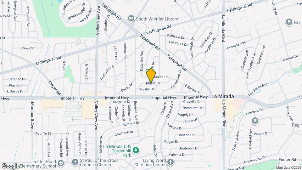 14510 Placid Dr, Unit A Map and Location Details