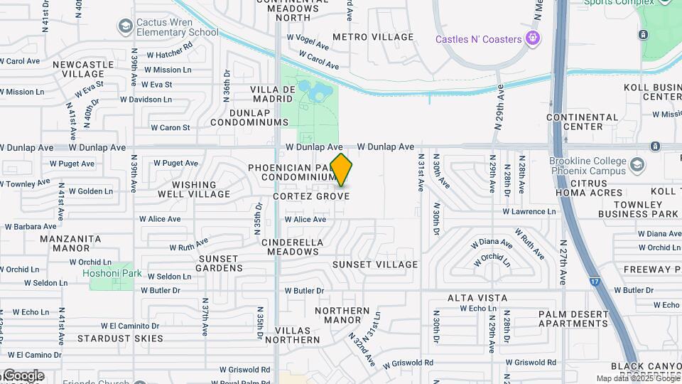 3311 W Golden Ln Map and Location Details