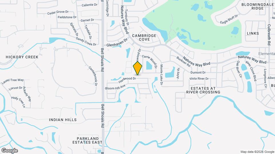 1118 Hardwood Dr Map and Location Details