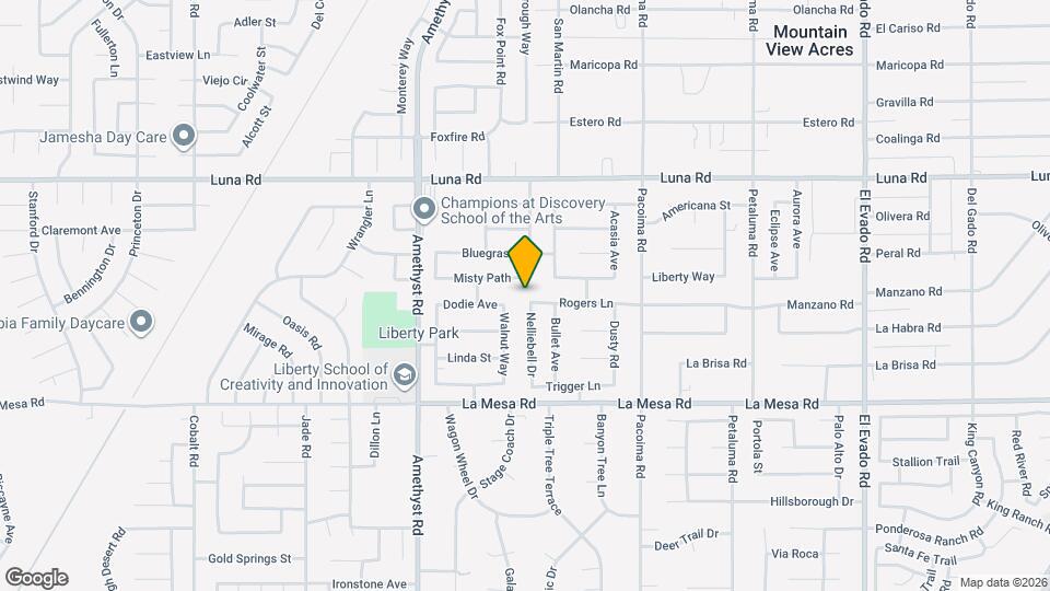 13900 Nelliebell Dr Mapa y Detalles de la Ubicación