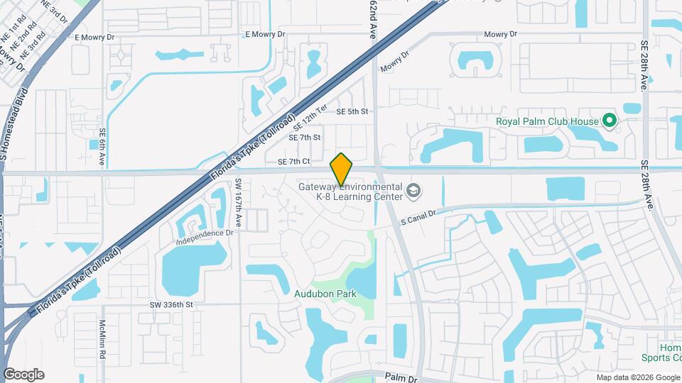 1660 N Audubon Dr Map and Location Details