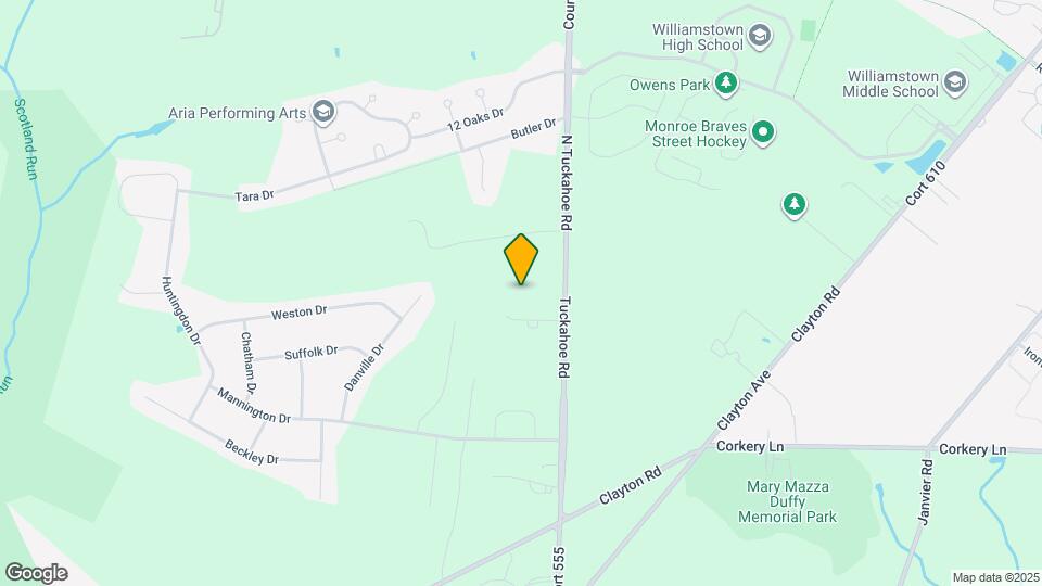 385 N Tuckahoe Rd Map and Location Details