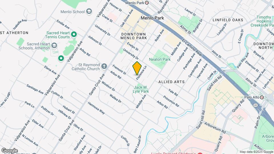 1030 Florence Ln Map and Location Details