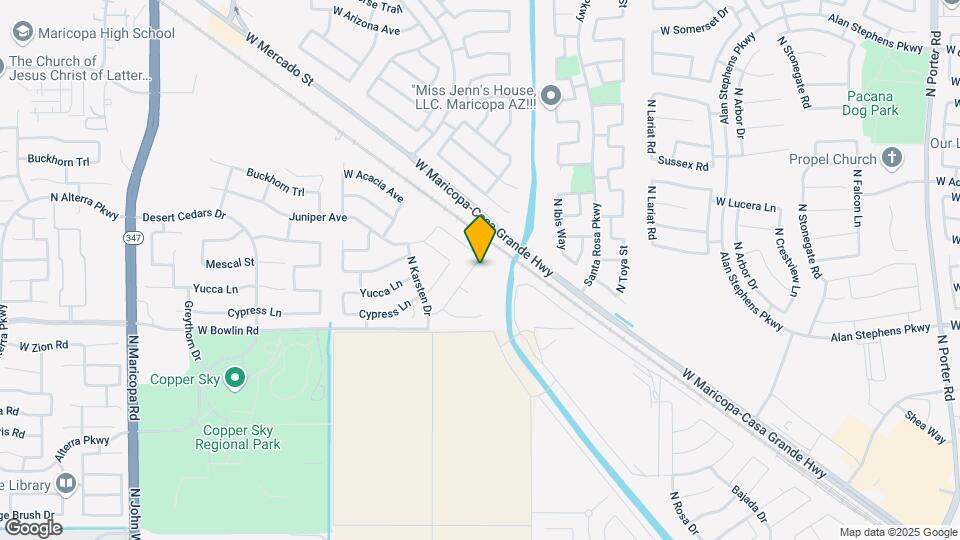 18283 N Presley Ln Map and Location Details