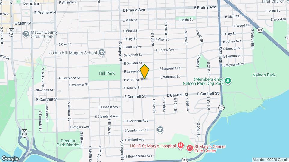 1455 E Whitmer St Mapa y Detalles de la Ubicación