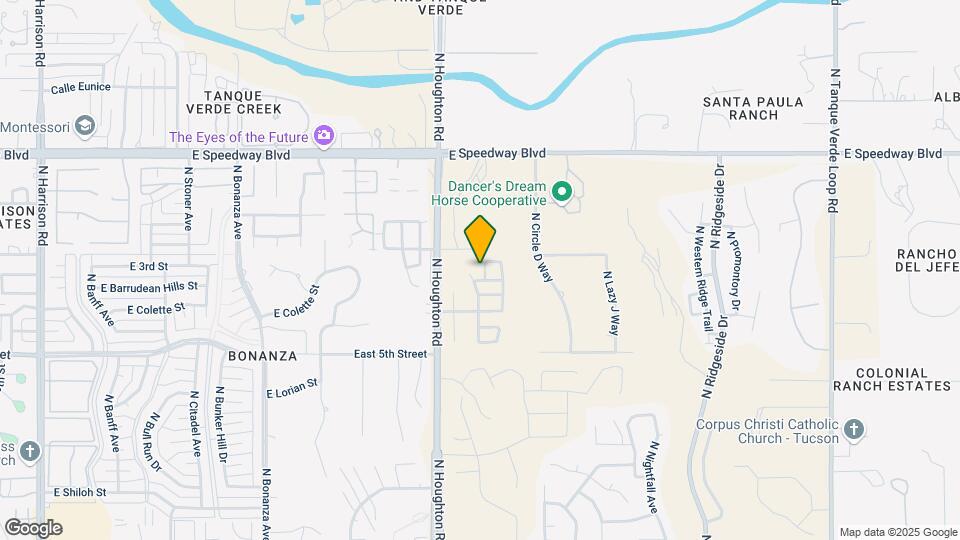 805 N Posthole Ln Map and Location Details