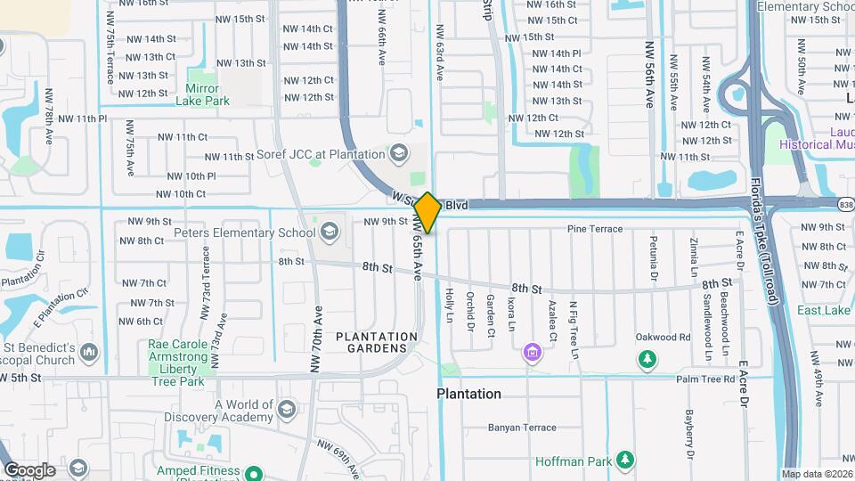 860 NW 65th Ave Map and Location Details