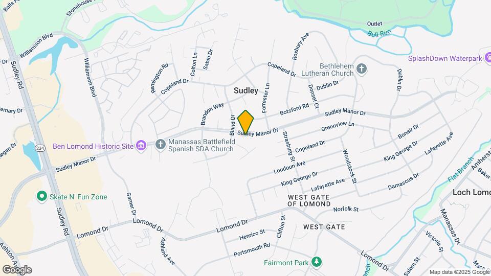 10009 Sudley Manor Dr Map and Location Details