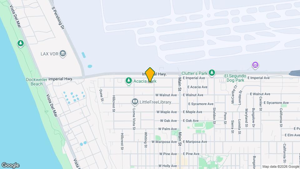 413 W Acacia Ave Map and Location Details