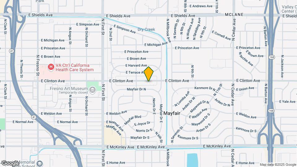 3468-3478 E Clinton Ave Map and Location Details