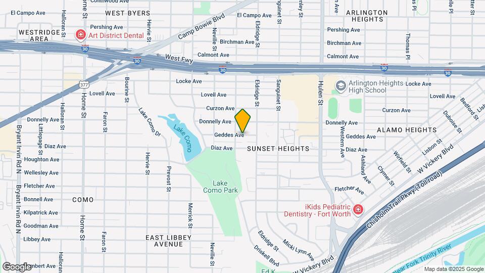 4925 Geddes Ave Map and Location Details