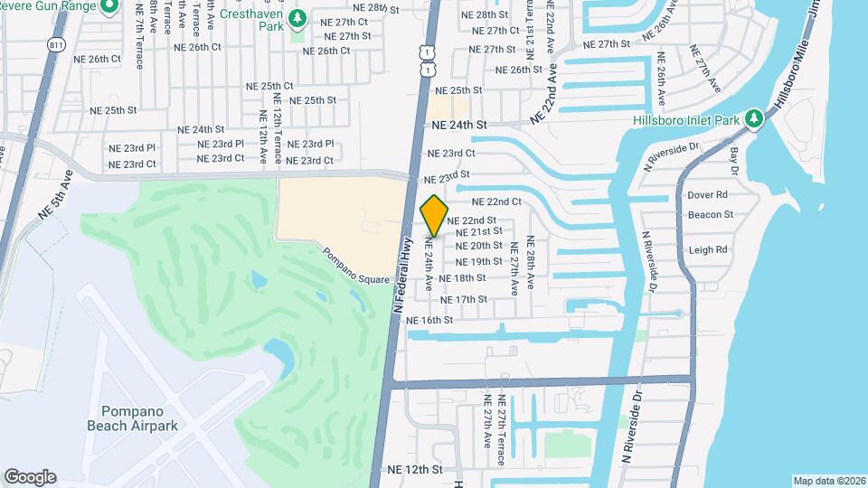 1980 NE 24th Ave Mapa y Detalles de la Ubicación