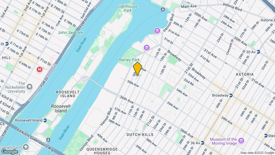 34-34 10th St Mapa y Detalles de la Ubicación