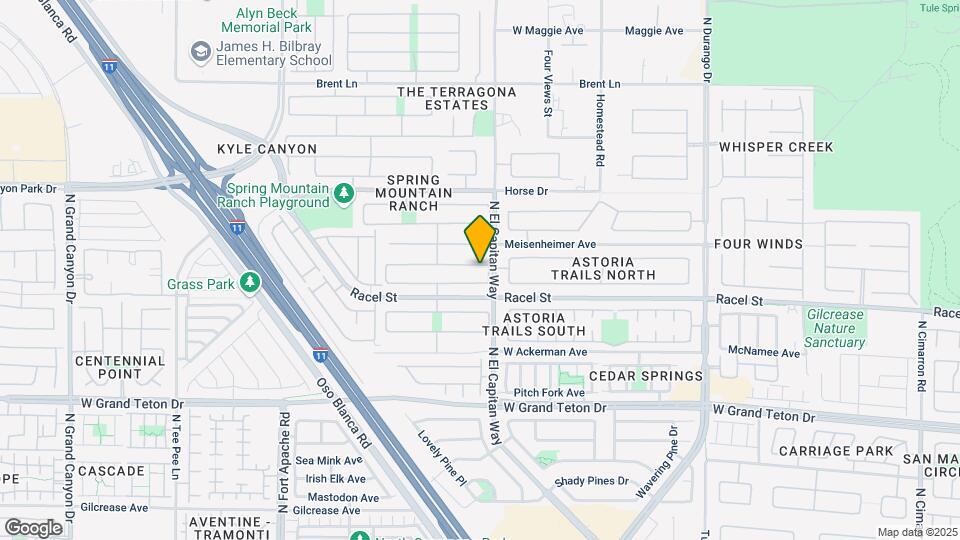 8813 Iron Hitch Ave Map and Location Details