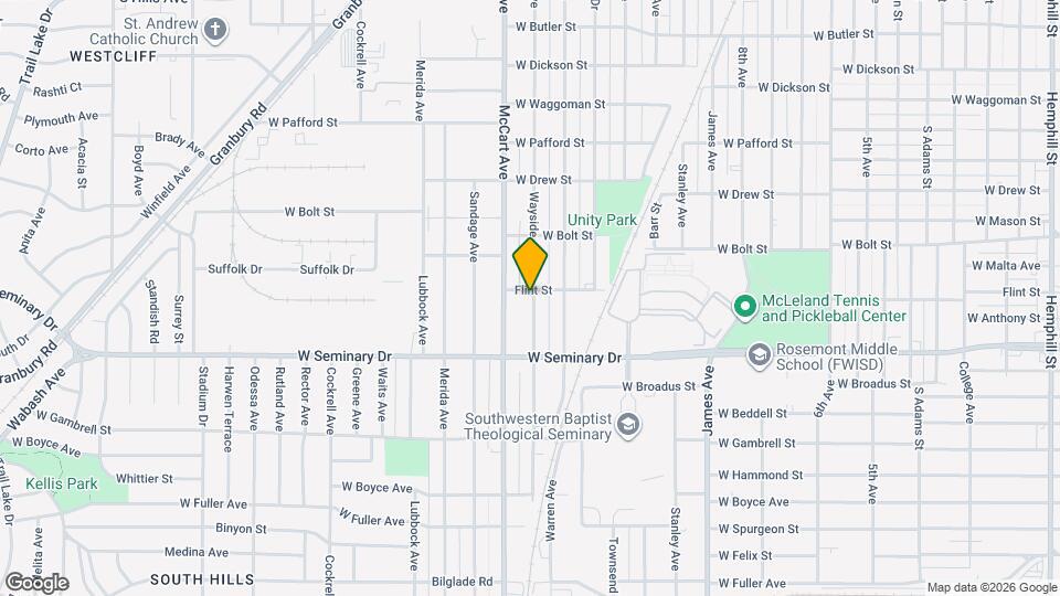 4204 Wayside Ave Map and Location Details