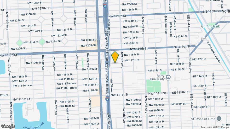 560 NW 116th Terrace Map and Location Details