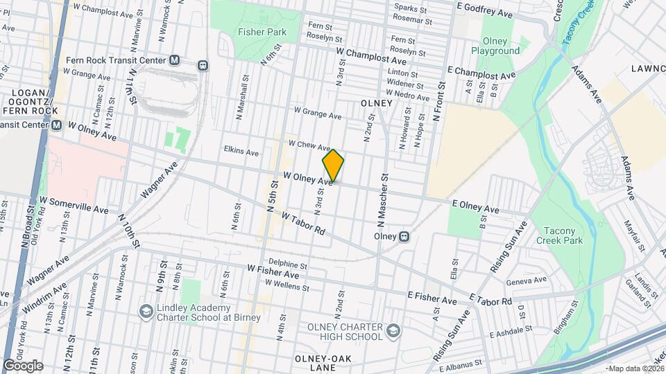 248 W Olney Ave Mapa y Detalles de la Ubicación