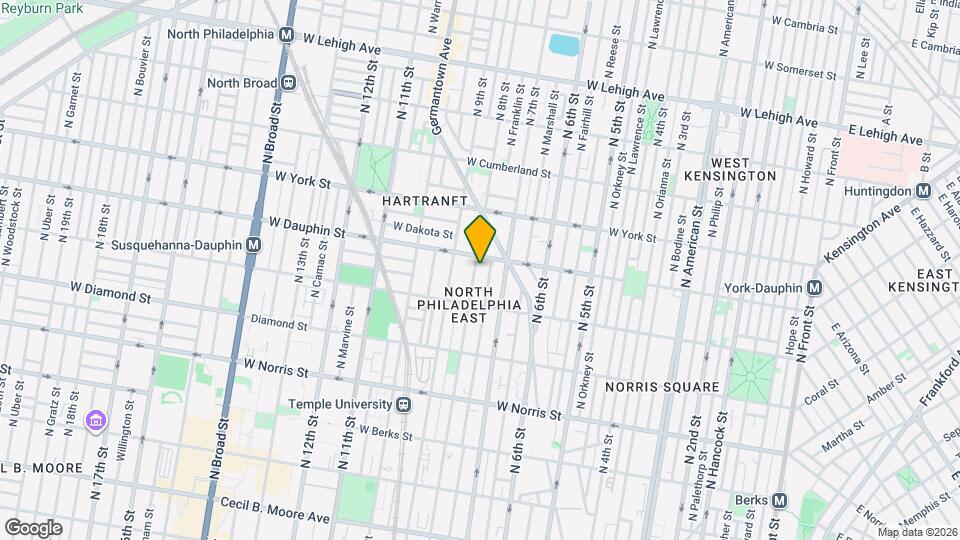 2247 N 8th St Map and Location Details