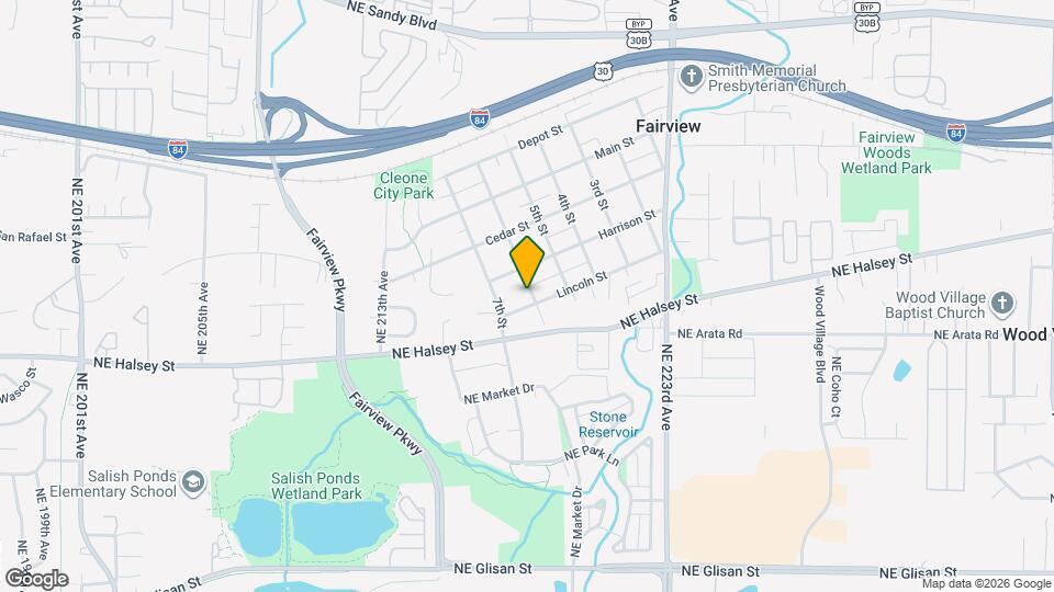 609 Lincoln St Map and Location Details