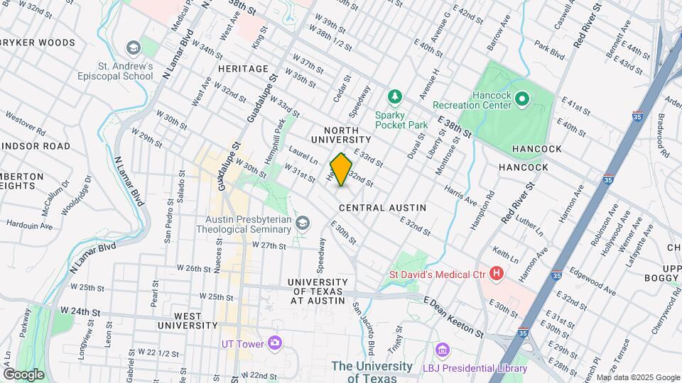 3105 Grooms St Mapa y Detalles de la Ubicación