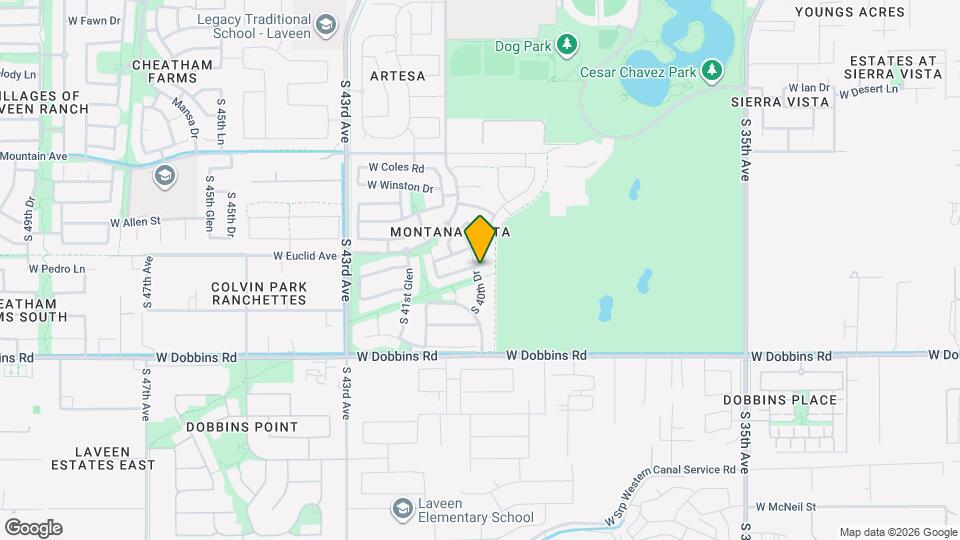 4027 W Valley View Dr Map and Location Details