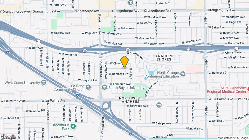 2102 W Huntington Ave Map and Location Details