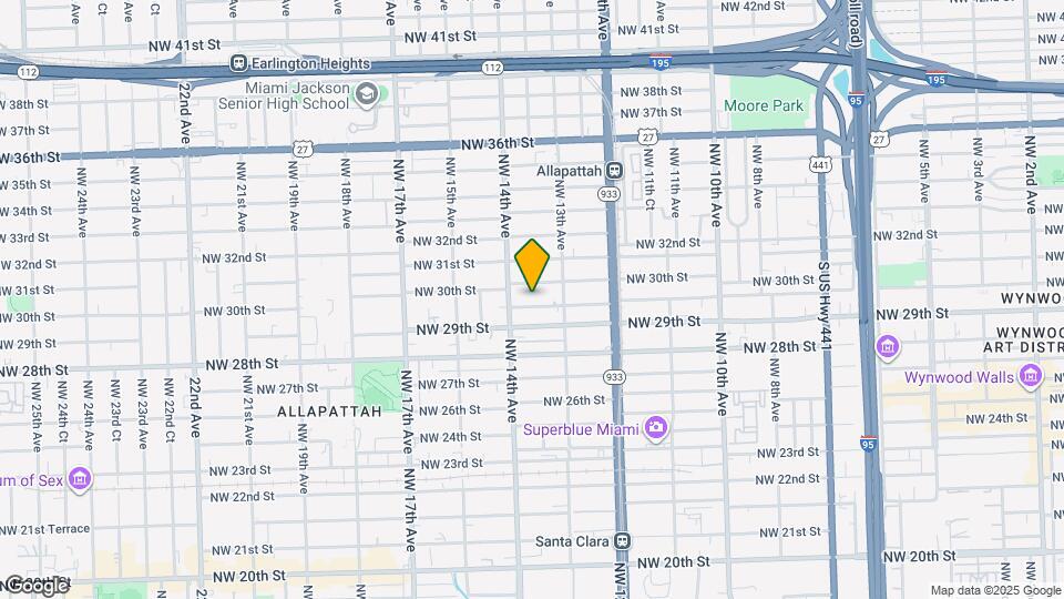 1361 NW 29th Ter Map and Location Details