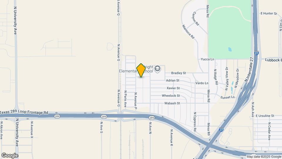 2515 N Ave O Map and Location Details