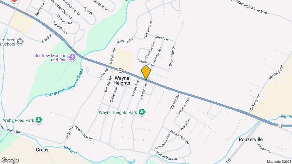 1822 E Main St Map and Location Details