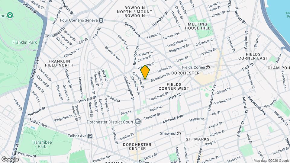 105 Bloomfield St, Unit #1 Map and Location Details