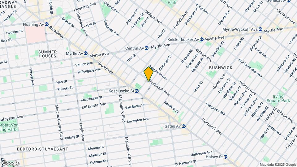 842 Bushwick Avenue Mapa y Detalles de la Ubicación