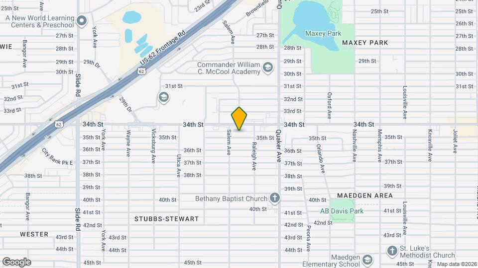 4516 35th St Map and Location Details