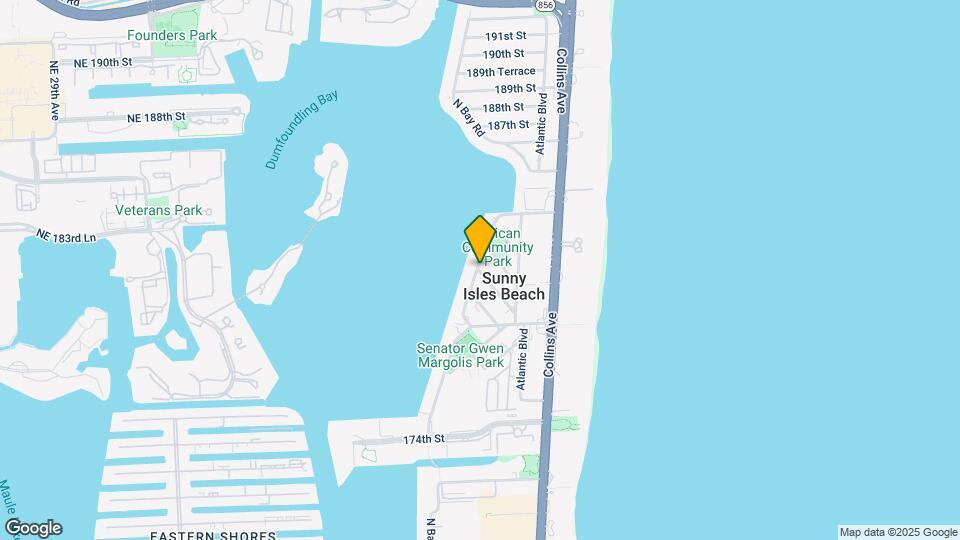 18001 N Bay Rd Map and Location Details